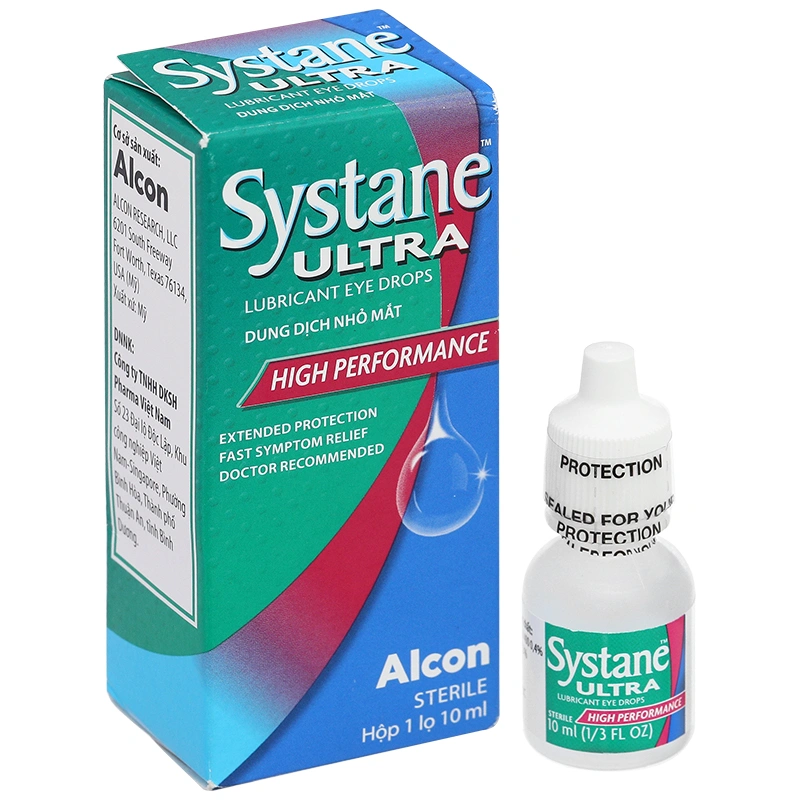 Dung dịch nhỏ mắt Systane Ultra giảm chứng rát và kích ứng do khô mắt chai 10ml - 1